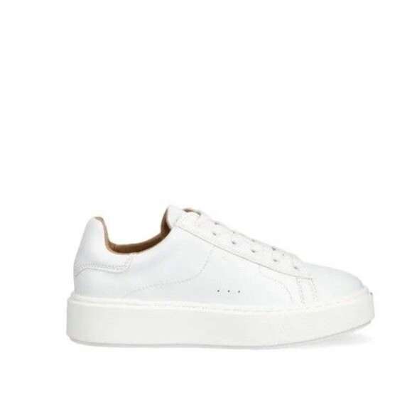 ALOHAS White Leather Low Top Lace Up Sneakers - NWOB Women’s Size US 11 - Picture 9 of 11